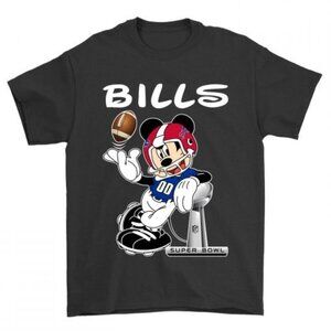 Mickey Mouse Buffalo Bills T-Shirt Vintage Disney Football Fan Tee 83
